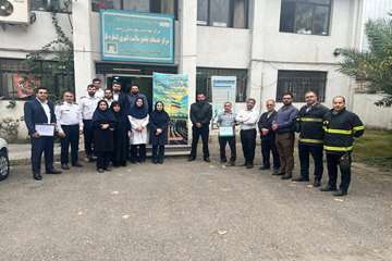 برگزاری مانور اطفای حریق